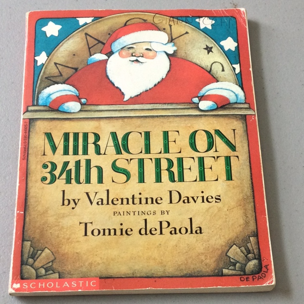 Miracle On 34th Street Book By:  Valentine Davies